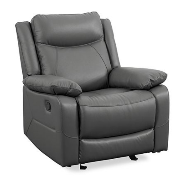 Imagen de Sillón Reclinable 50625M Gray Tapizado en PIEL