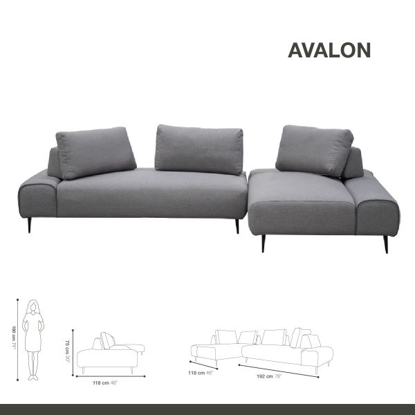 Imagen de Sala Modular Avalon Gris
