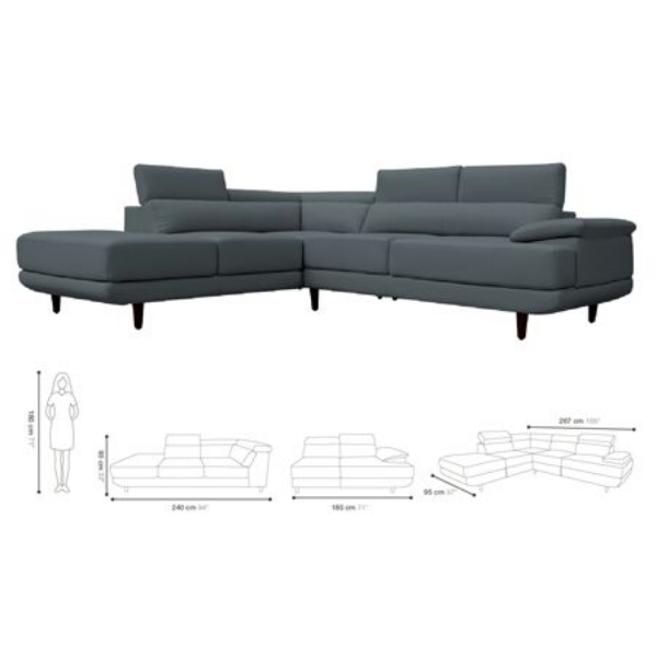 Imagen de Sala Modular Agata Gris