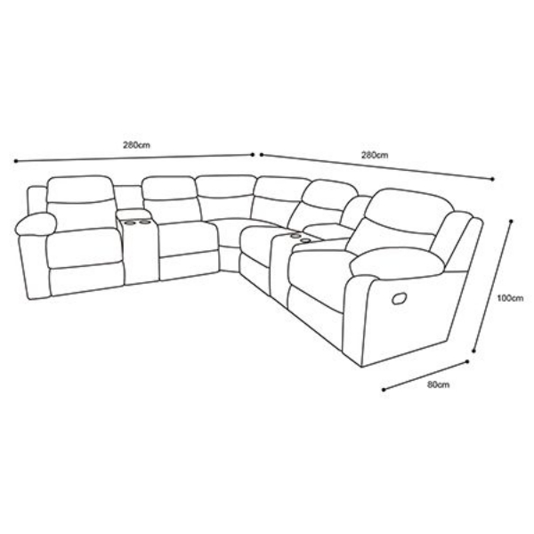 Imagen de Sala Modular Valencia con Reclinables