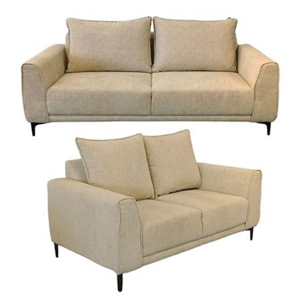 Imagen de Sala Nux Sofá y Love Seat Kaki