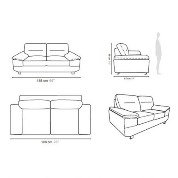 Imagen de Sofá y Love Seat Dove Beige