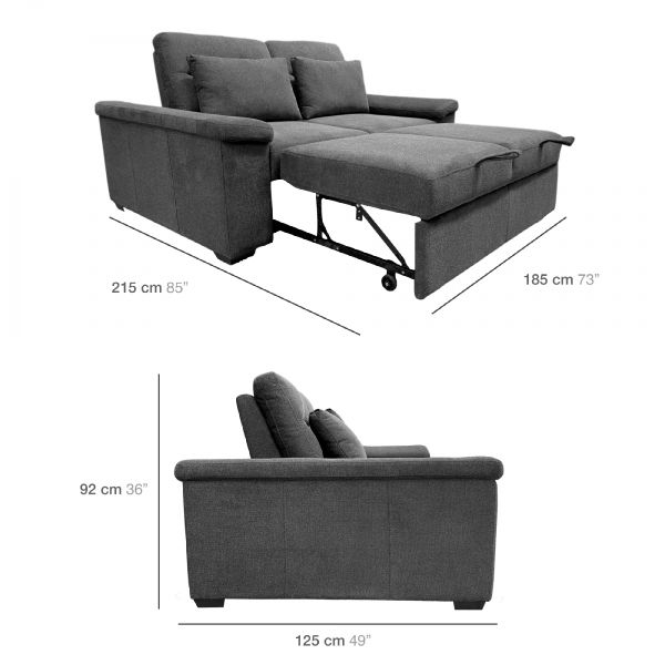 Imagen de Sofá Cama Dutton Grey